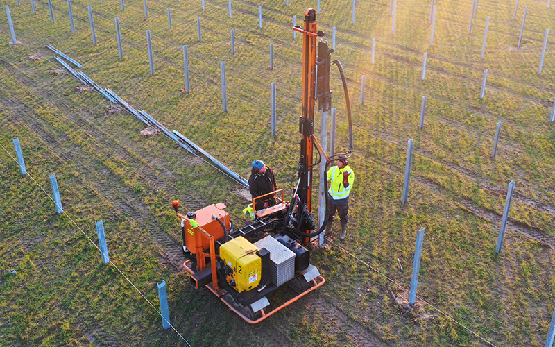 pile-driving